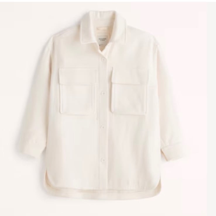 NWT Abercrombie & Fitch Oversized Shirt Jacket