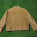 VINTAGE 70s 80s CORDUROY JACKET QUILTED CHECKERED SHERPA LINED SIZE L / XL