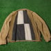 VINTAGE 70s 80s CORDUROY JACKET QUILTED CHECKERED SHERPA LINED SIZE L / XL