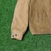VINTAGE 70s 80s CORDUROY JACKET QUILTED CHECKERED SHERPA LINED SIZE L / XL