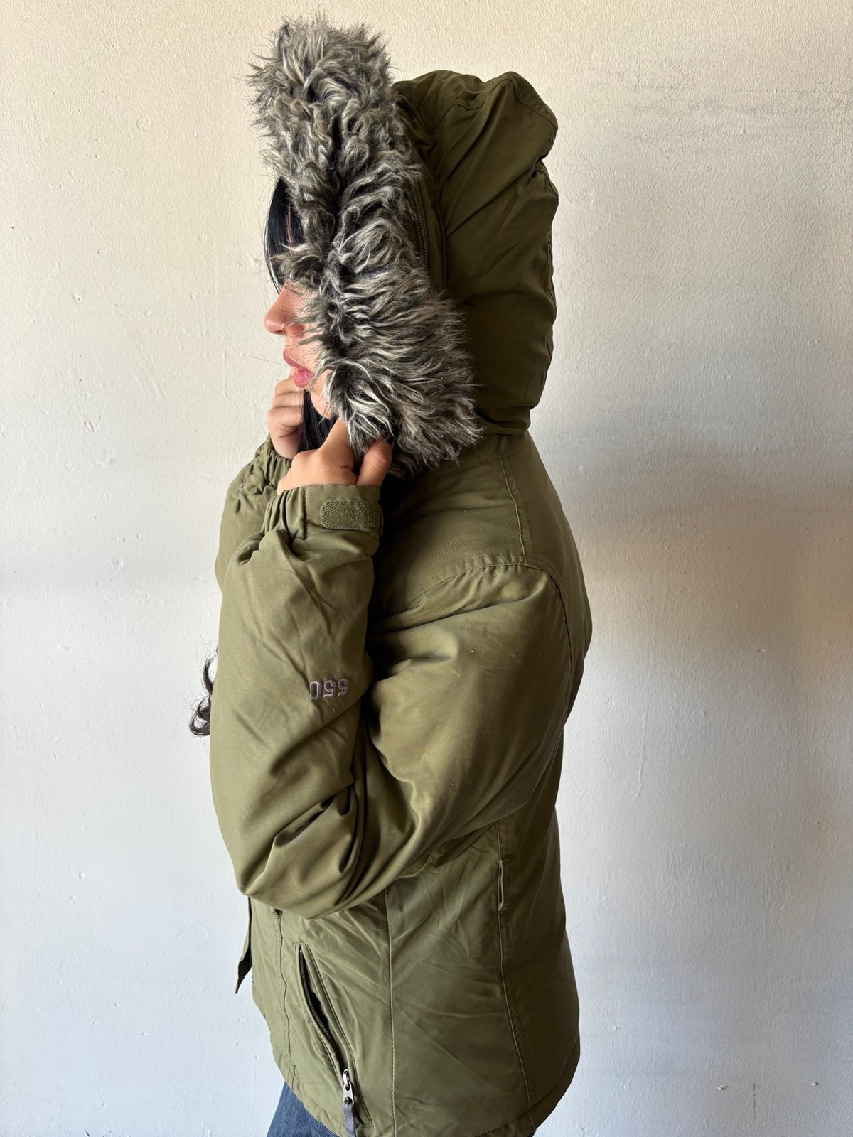 Vintage The North Face Green Puffer Jacket