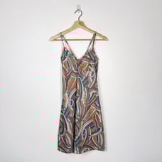 Prana Women's Athletic Racerback Dress Sz Small Multicolor Pattern