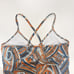 Prana Women's Athletic Racerback Dress Sz Small Multicolor Pattern