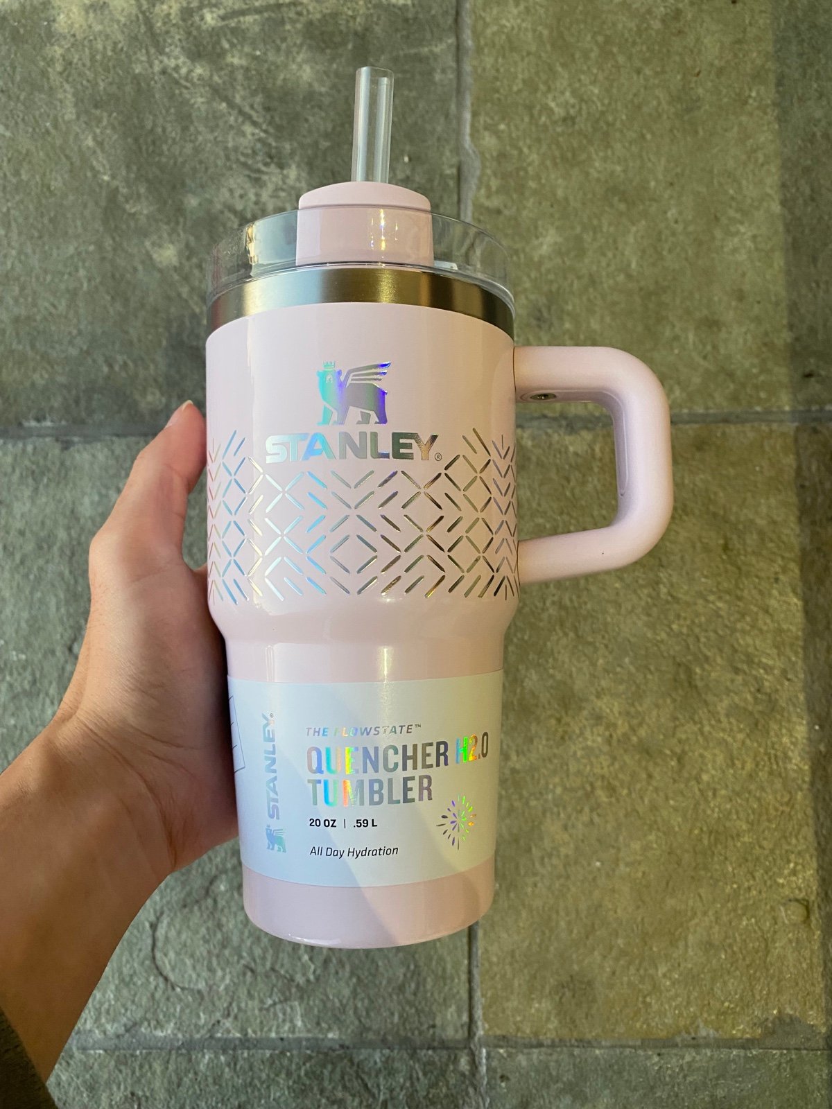 Stanley 20 oz. Quencher H2.0 FlowState Tumbler Icicle Gloss(DSG exclusive)
