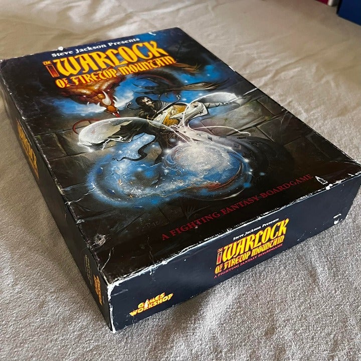 Warlock of Firetop Mountain! Vintage RPG Board Game