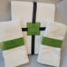 Kate Spade White Bow Embossed Table Cloth and 8 Matching Cloth Dinner Napkins