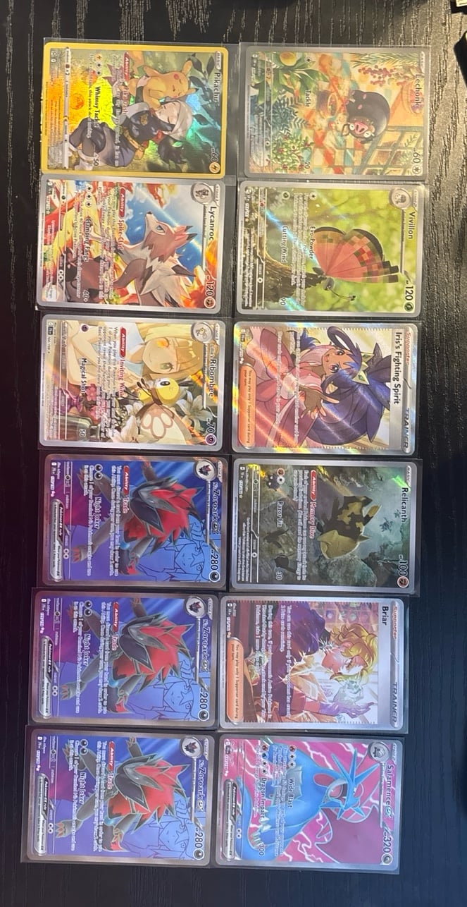 Pokemon full art card lot