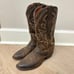 Dan Post Leather distressed Renegade Western boots 8