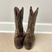 Dan Post Leather distressed Renegade Western boots 8