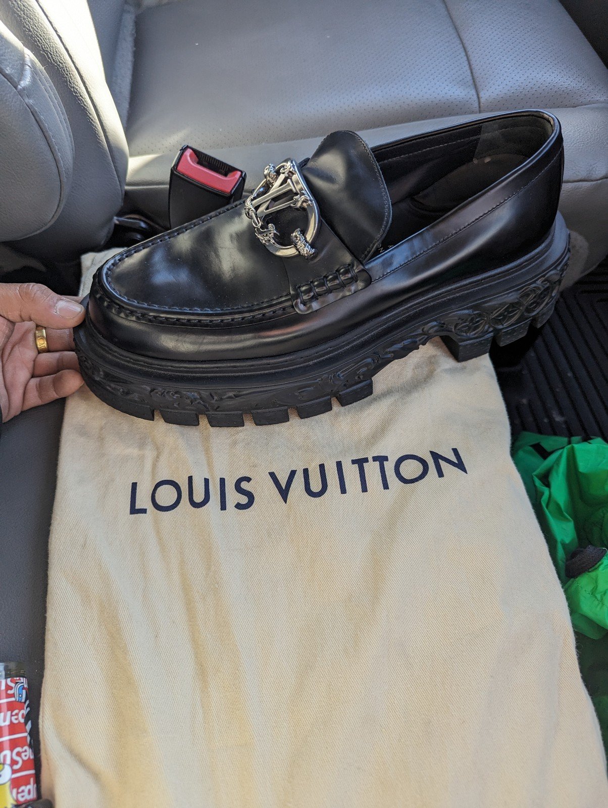 Louis Vuitton baroque ranger loafer sz 8 mint