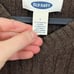 brown ribbed y2k cotton wool blend knit sweater