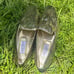 Jimmy Choo Gold Sequin Loafers - Size 9