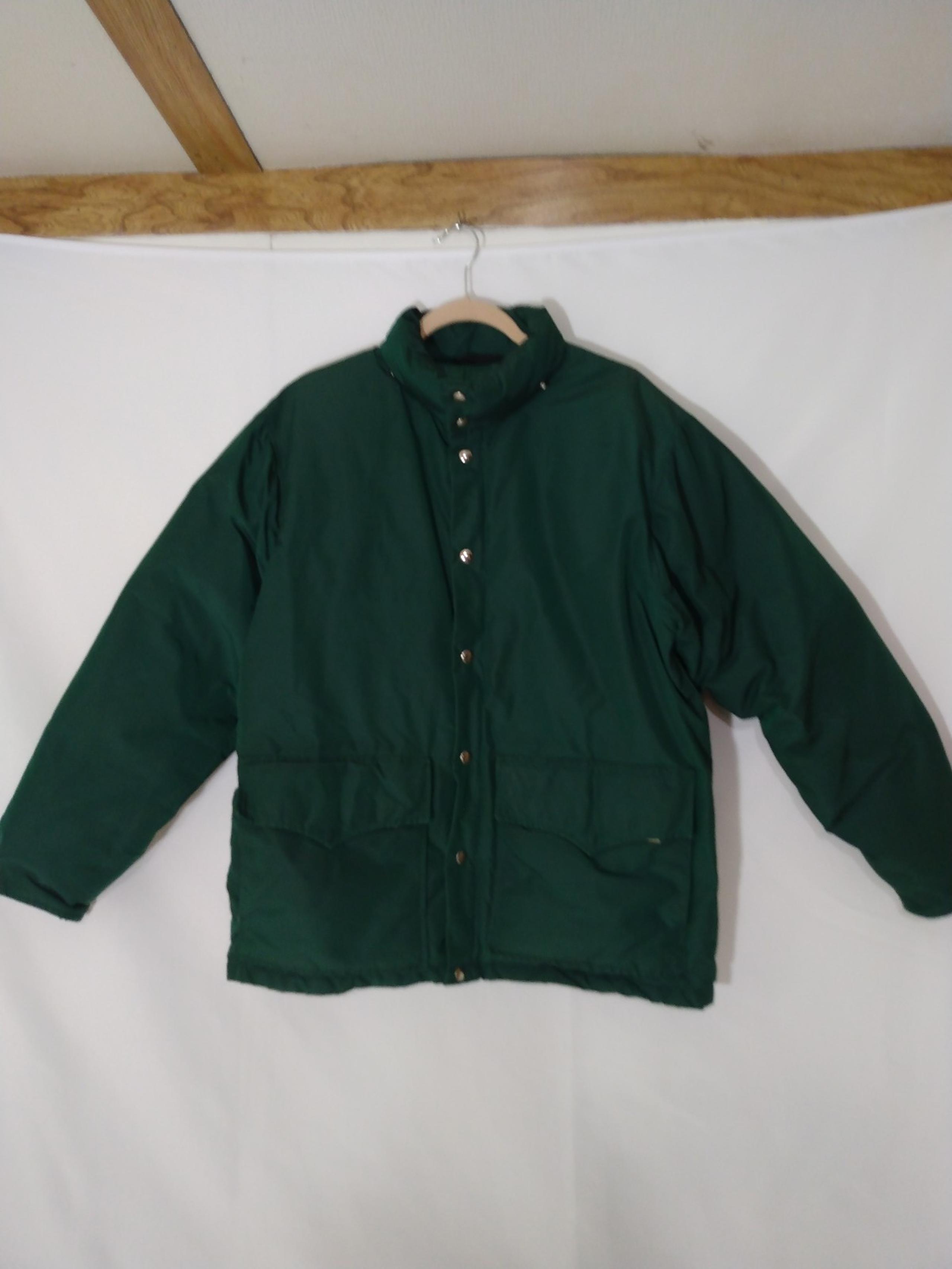Mens Woolrich Spruce Green Prime Northern Goose Down Puffer Jacket Sz L