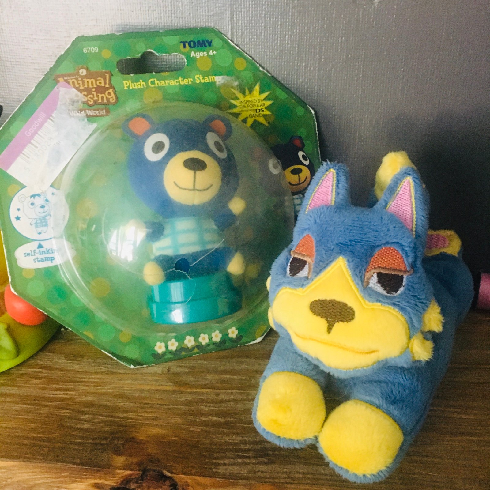 RARE vintage animal crossing plush character stamp