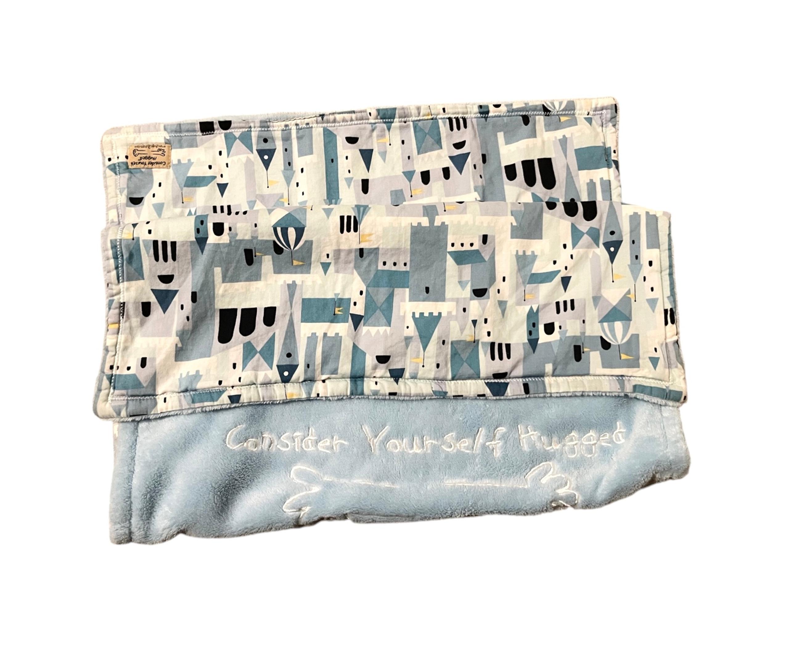 Consider Yourself Hugged 18"x18" Marshmallow Lovie Blanket