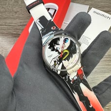 NEW✅LIMITED EDITION✅ Swatch Gent CROWHA By Hiroyuki Matsuura Watch SUOZ112