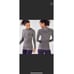 Fabletics kathie seamless long sleeve pullover grey hoodie, Sz large
