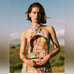 STAUD Kai Top in Patchwork Plaid