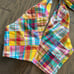 STAUD Kai Top in Patchwork Plaid