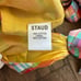 STAUD Kai Top in Patchwork Plaid