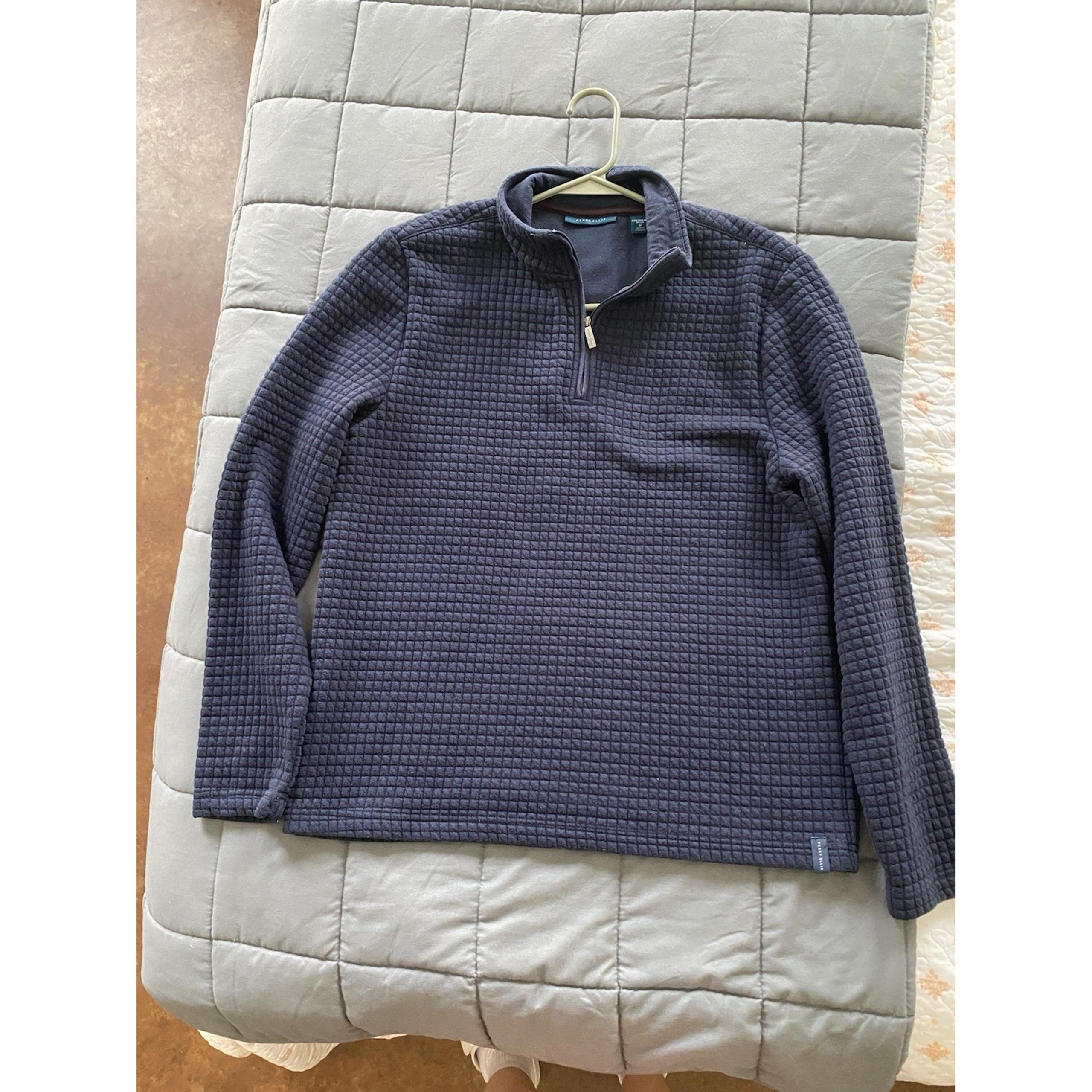 Mens Perry Ellis 1/4 Zip Pullover Size Medium