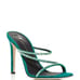 GIUSEPPE ZANOTTI Embellished High Heel Slide Sandals - Green 38