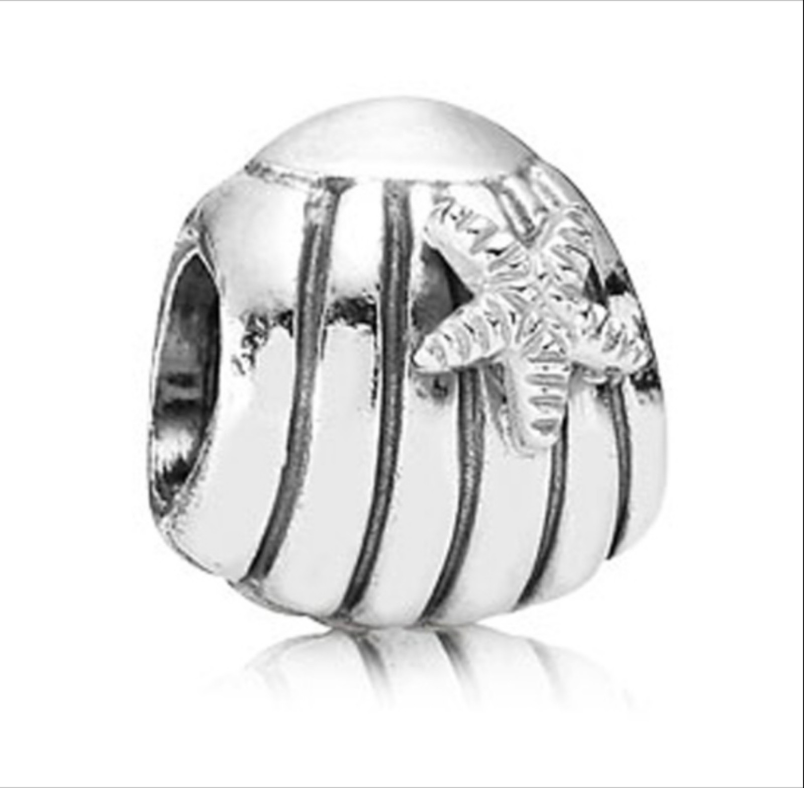 ʕ·ᴥ·ʔAuthentic Vintage Pandora Shell Charm 790972