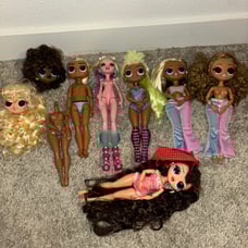 Huge doll lot