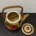 Vintage OTAGIRI Japan Hand Crafted Tea Set Teapot With 4 Cups Peach Pattern