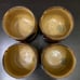 Vintage OTAGIRI Japan Hand Crafted Tea Set Teapot With 4 Cups Peach Pattern