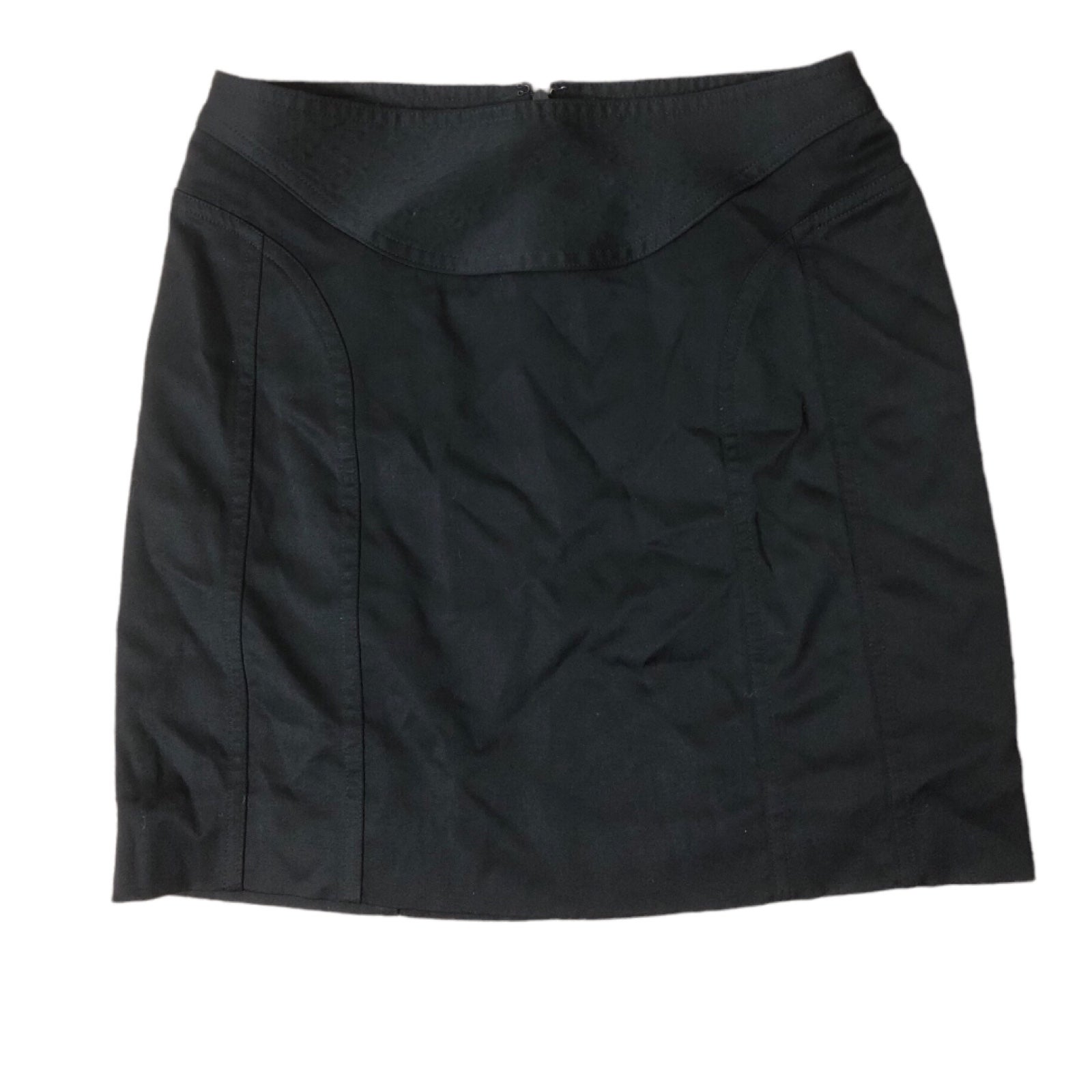Vintage Burberry Wool Black Skirt Sz 38