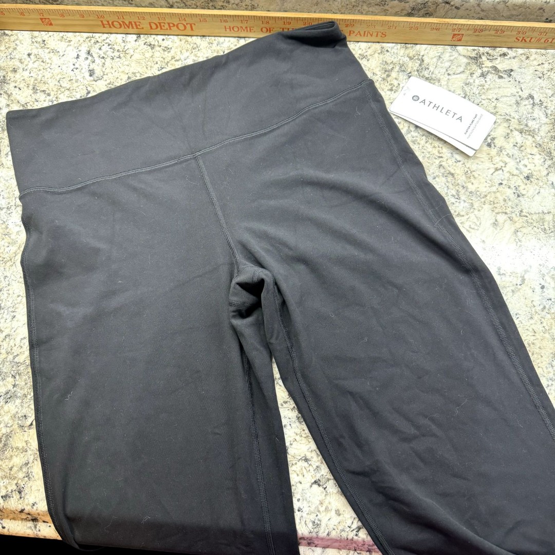 Athleta Elation Flare Pant XL Black Powervita Gym Yoga Dance Studio
