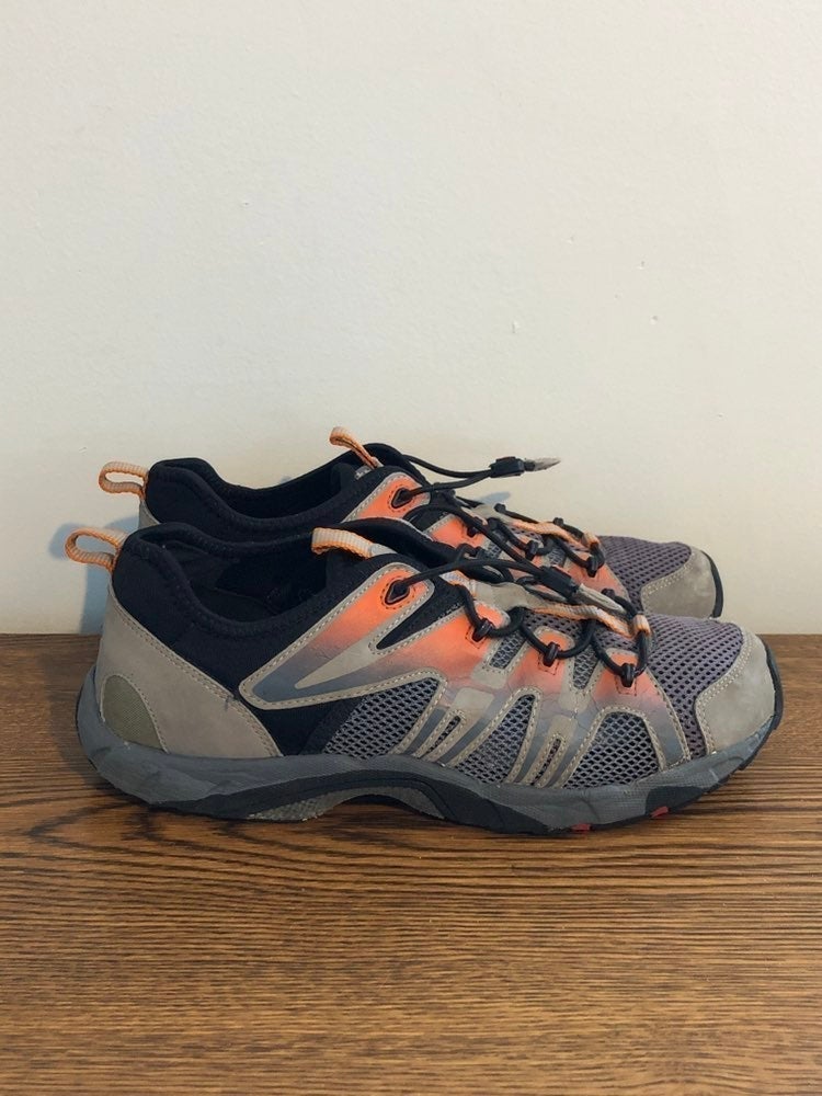 Ecco Receptor Technology 600 Grey Green Hiking Trail Womens Sz 41L | 10-10.5