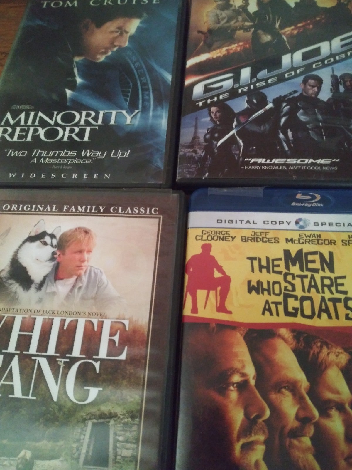 DVD movie 4 pack