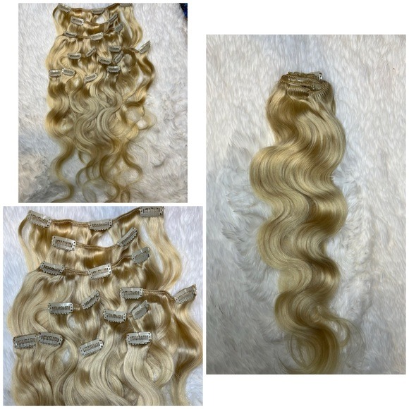 Body wave Light Blonde Human hair 20 Inch