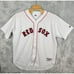 Vtg 80's Russell Athletic Boston Red Sox Stitched Jersey Mens Sz 56 Made In USA