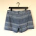 LEVEL 99 Floral Linen Blend 4.5 Mid-Rise Flat Front Chino Shorts