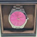 MIchael Kors Watch MK-3291 Silver And Pink New Battery