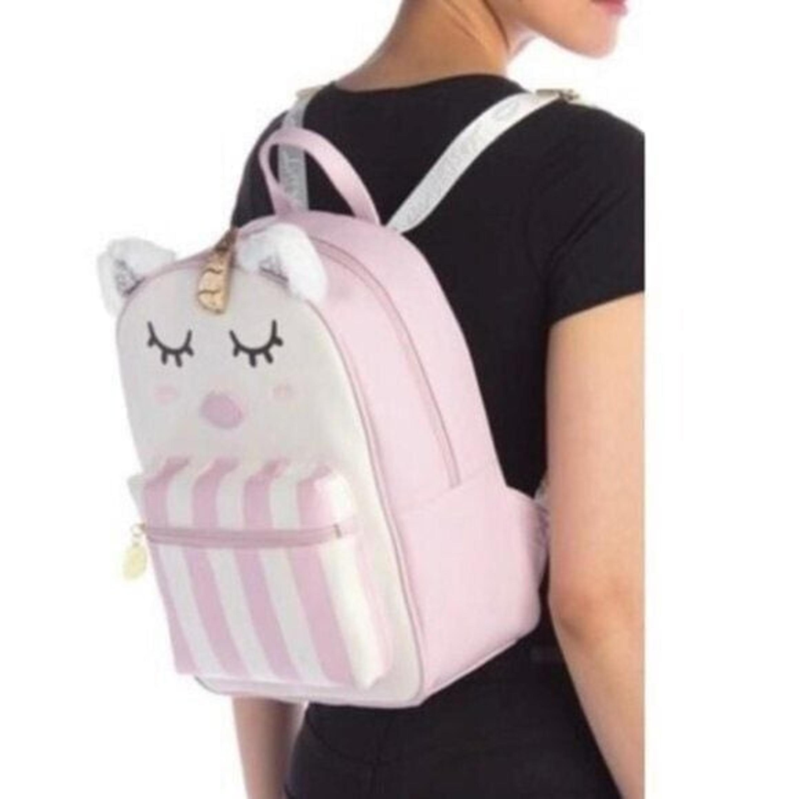 LUV BETSEY Maggie Faux Fur Unicorn Backpack