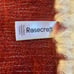Rosecraft Made in Swaziland Pure Mohair Throw Red and Cream 42.5 x76.5
