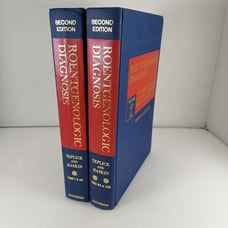 Roentgenologic Diagnosis 2nd Ed by Teplick & Haskin Volumes 1 & 2 1971 Illus HC