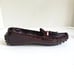 Ted Baker London Harlii Purple Driving Loafers Womens 6 Calf Hair Patent Leather