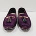 Ted Baker London Harlii Purple Driving Loafers Womens 6 Calf Hair Patent Leather