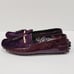 Ted Baker London Harlii Purple Driving Loafers Womens 6 Calf Hair Patent Leather