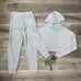Alo Yoga Heather Gray The Muse Matching Set