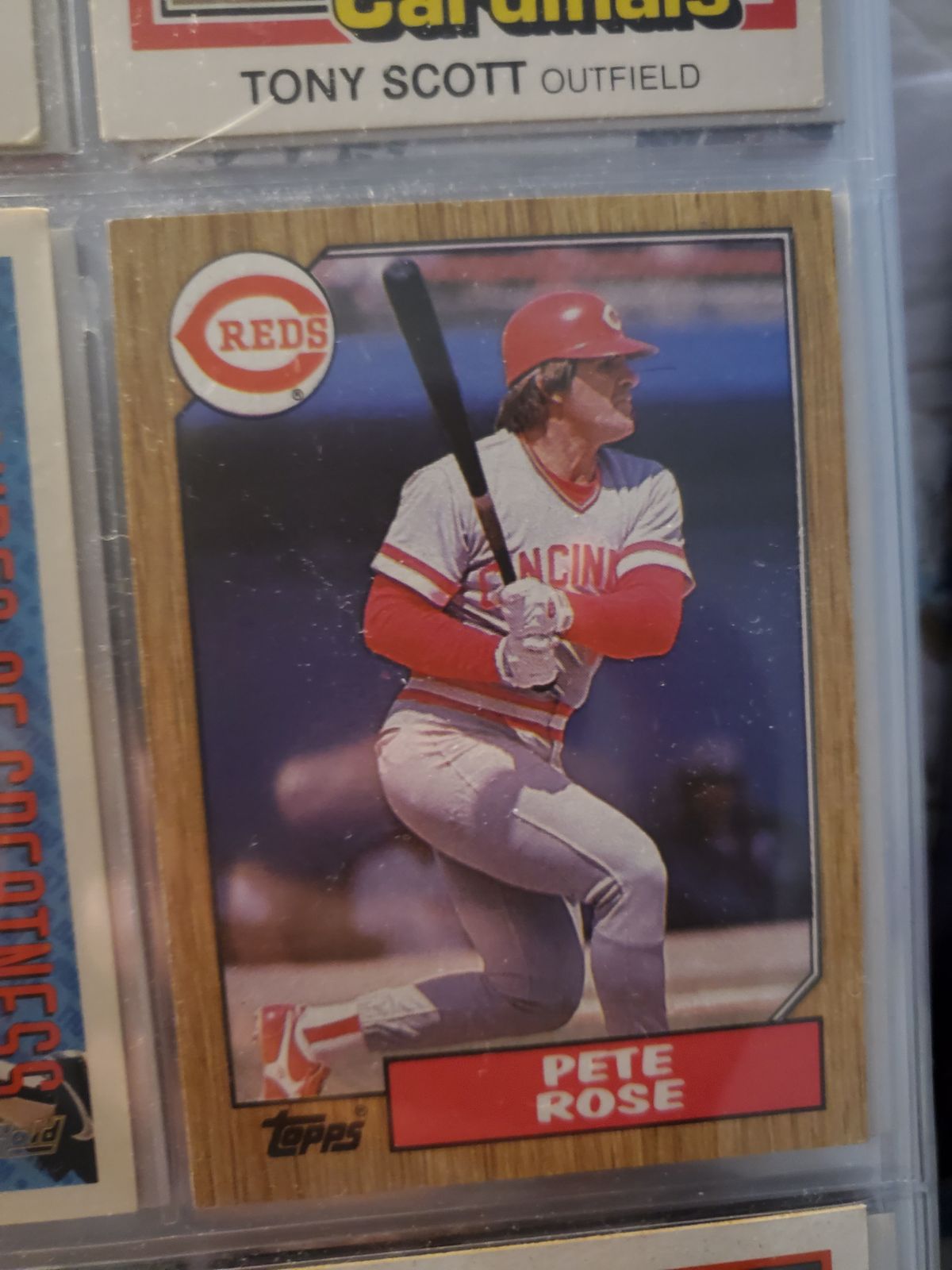 87 and 89 Topps Pete Rose