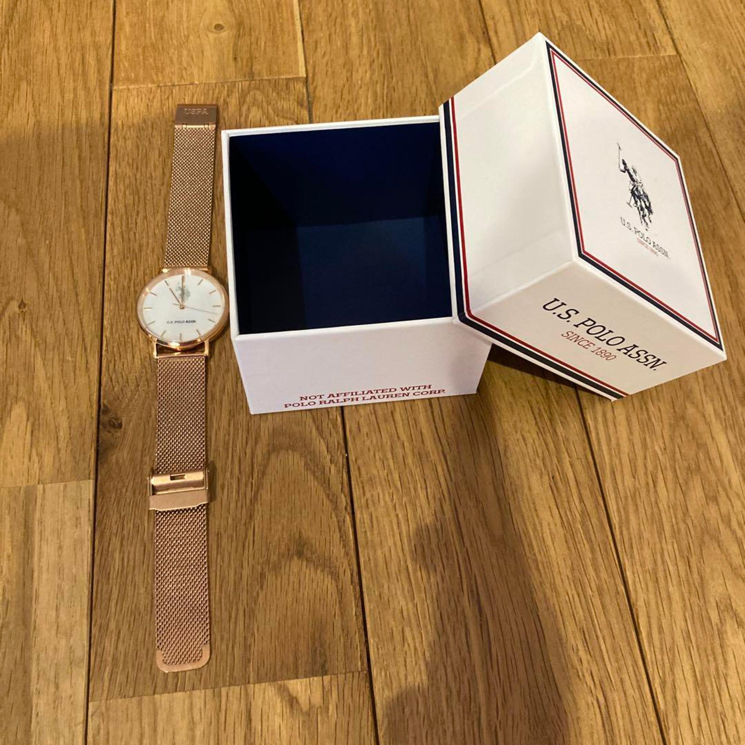 U.S. POLO ASSN. Women's Watch Rose Gold