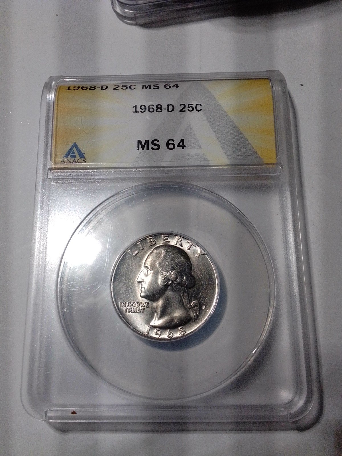 1968 D Washington quarter Dollar