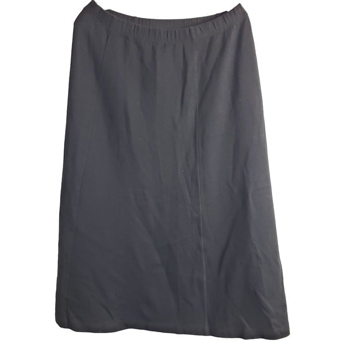 Eddie Bauer Women's Size Petite Medium Black Casual Stretch Maxi Skirt