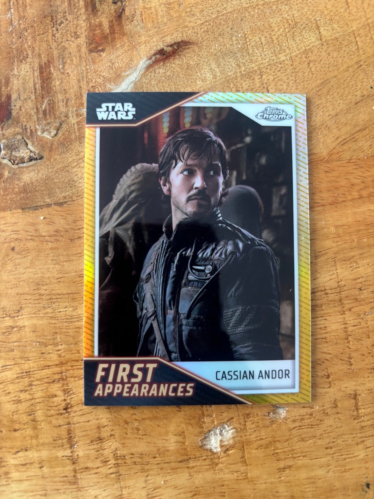 2023 Topps Star Wars Chrome GOLD First Appearances CASSIAN ANDOR FA-20 /50
